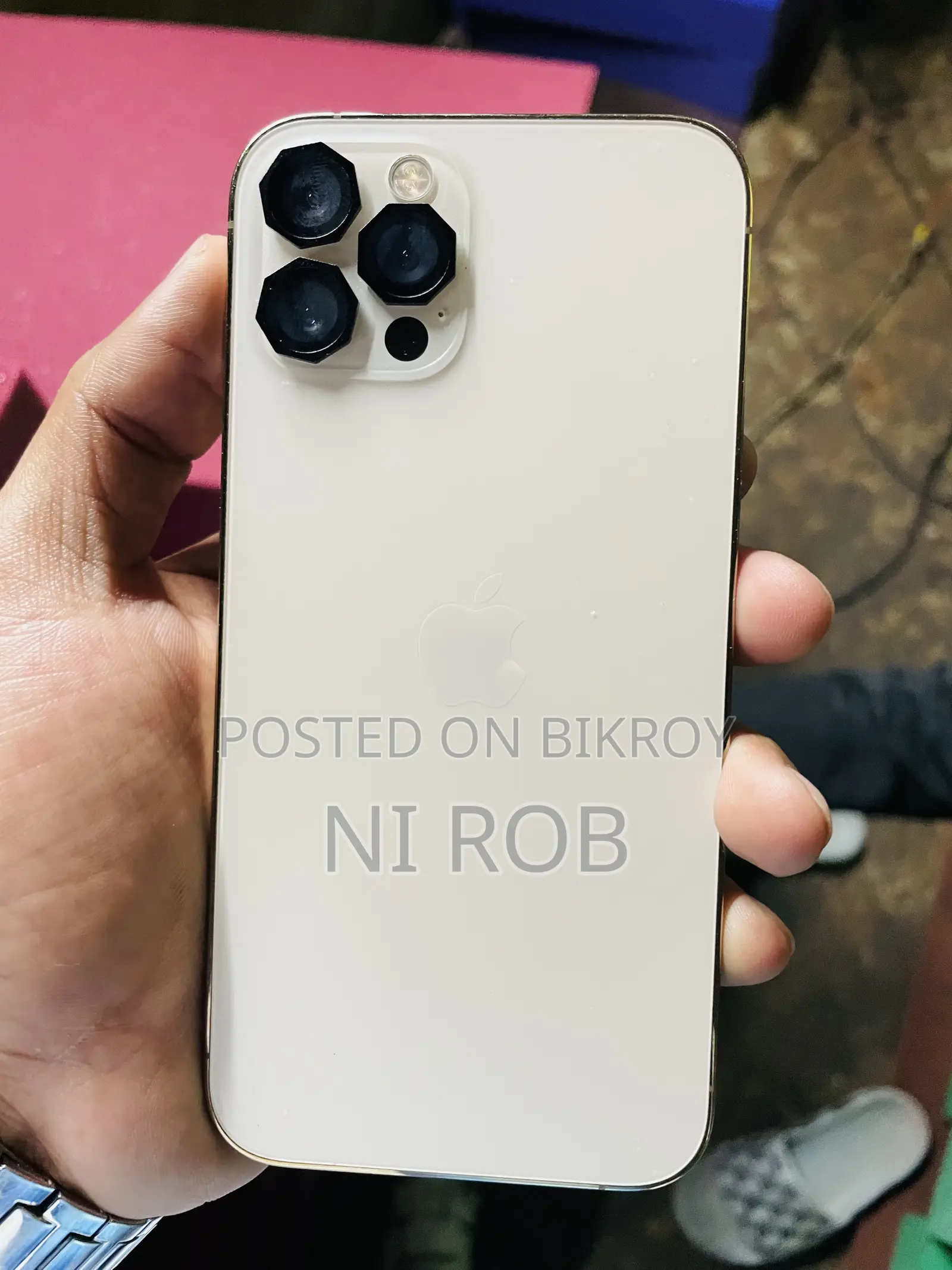 নতুন অ্যাপল আইফোন ১২ প্রো ১২৮ জিবি রোজ গোল্ড