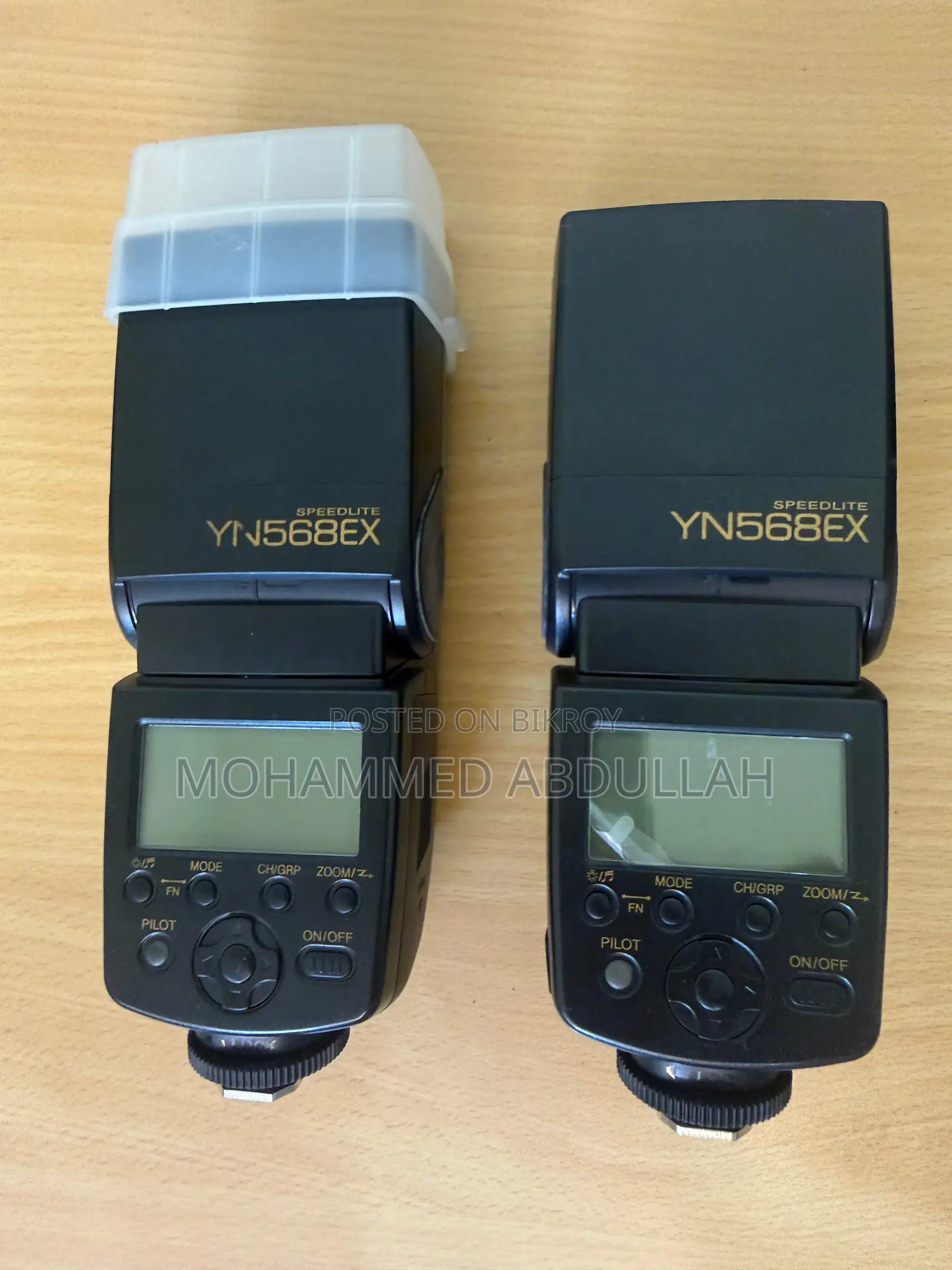 2 X Yongnuo Speedlite YN568EX (Nikon Mount)