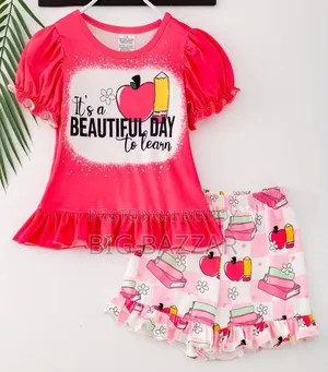 Kids Cotton Tshirt and Pant Set