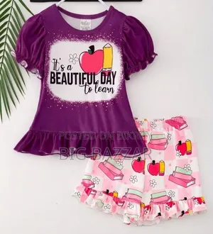 Kids Cotton Tshirt and Pant Set