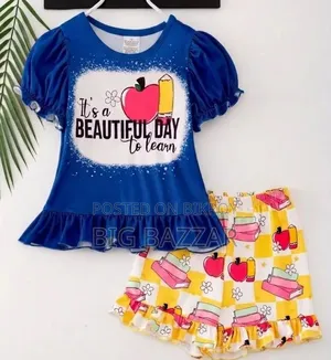 Kids Cotton Tshirt and Pant Set