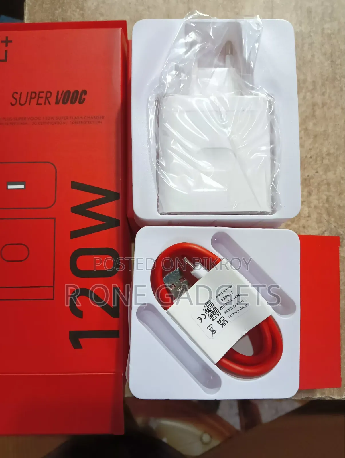 One Plus 120watt Supervooc Charger