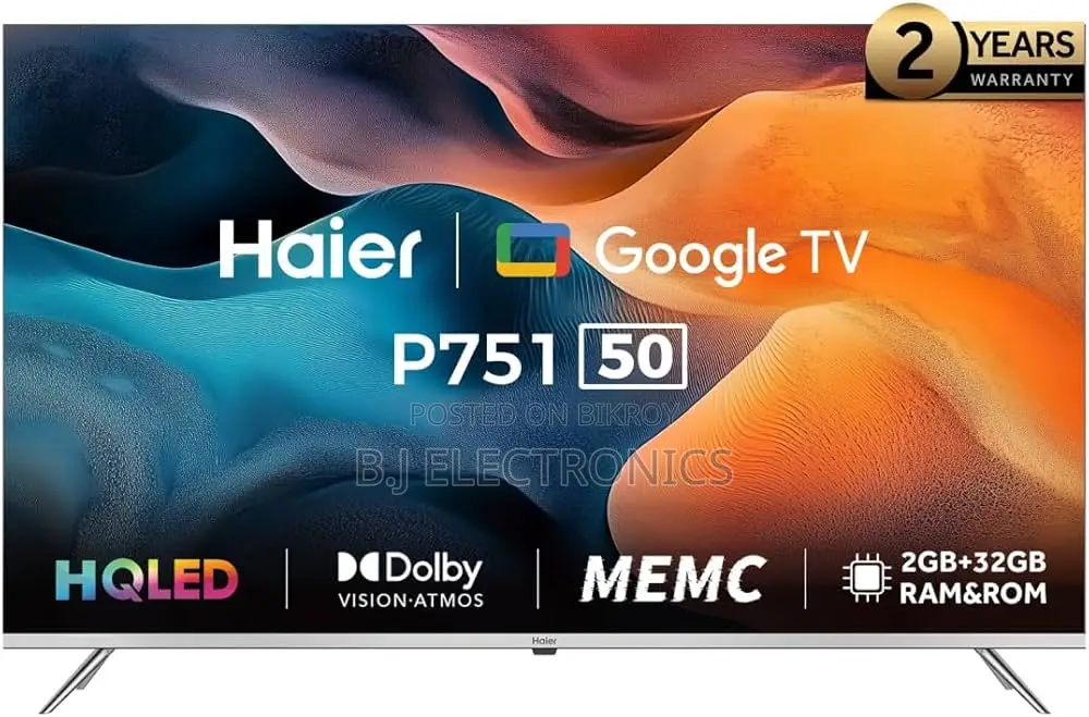 Haier H50p7ux 50 Inch Voice Control HQLED Google TV