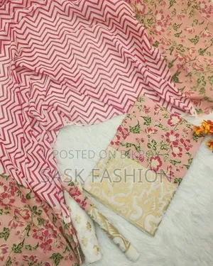 Original Indian Unstitched Three-Piece Suit