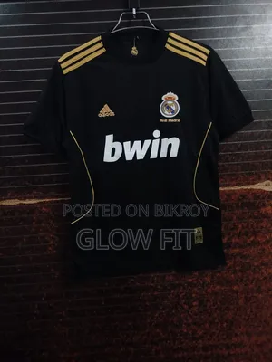 Real Madrid Black and Gold Retro