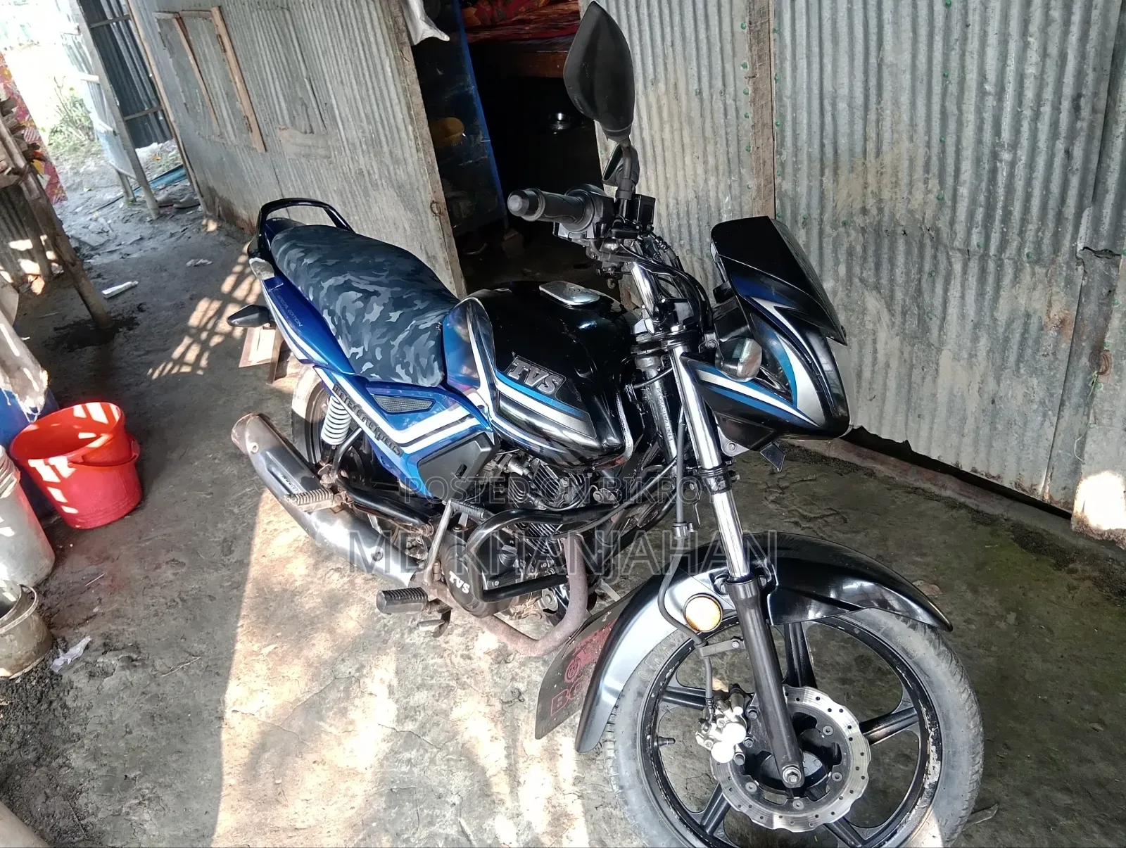 TVS Metro Plus 2023 Blue