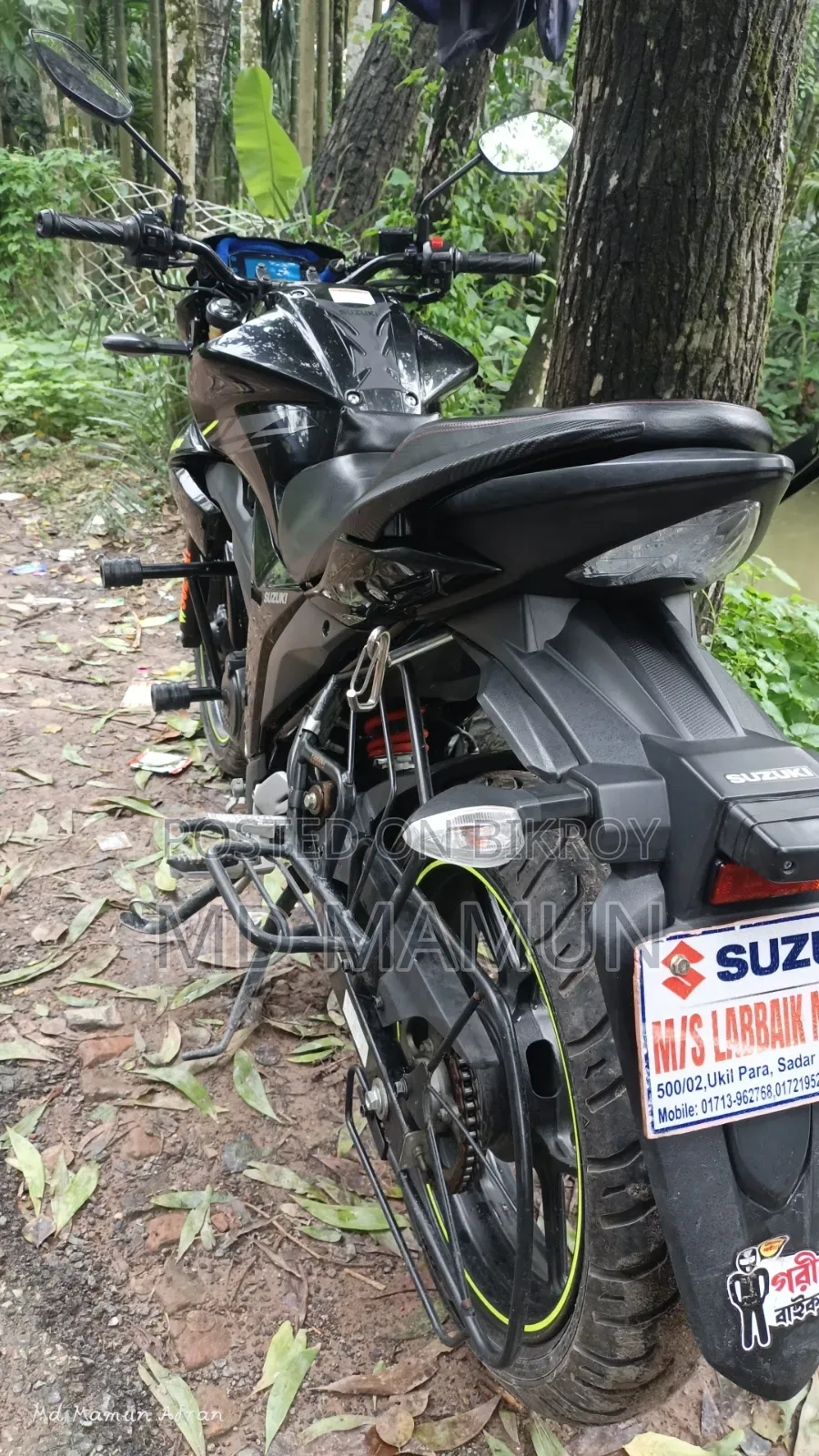 Suzuki Gixxer Monotone 2025 Black