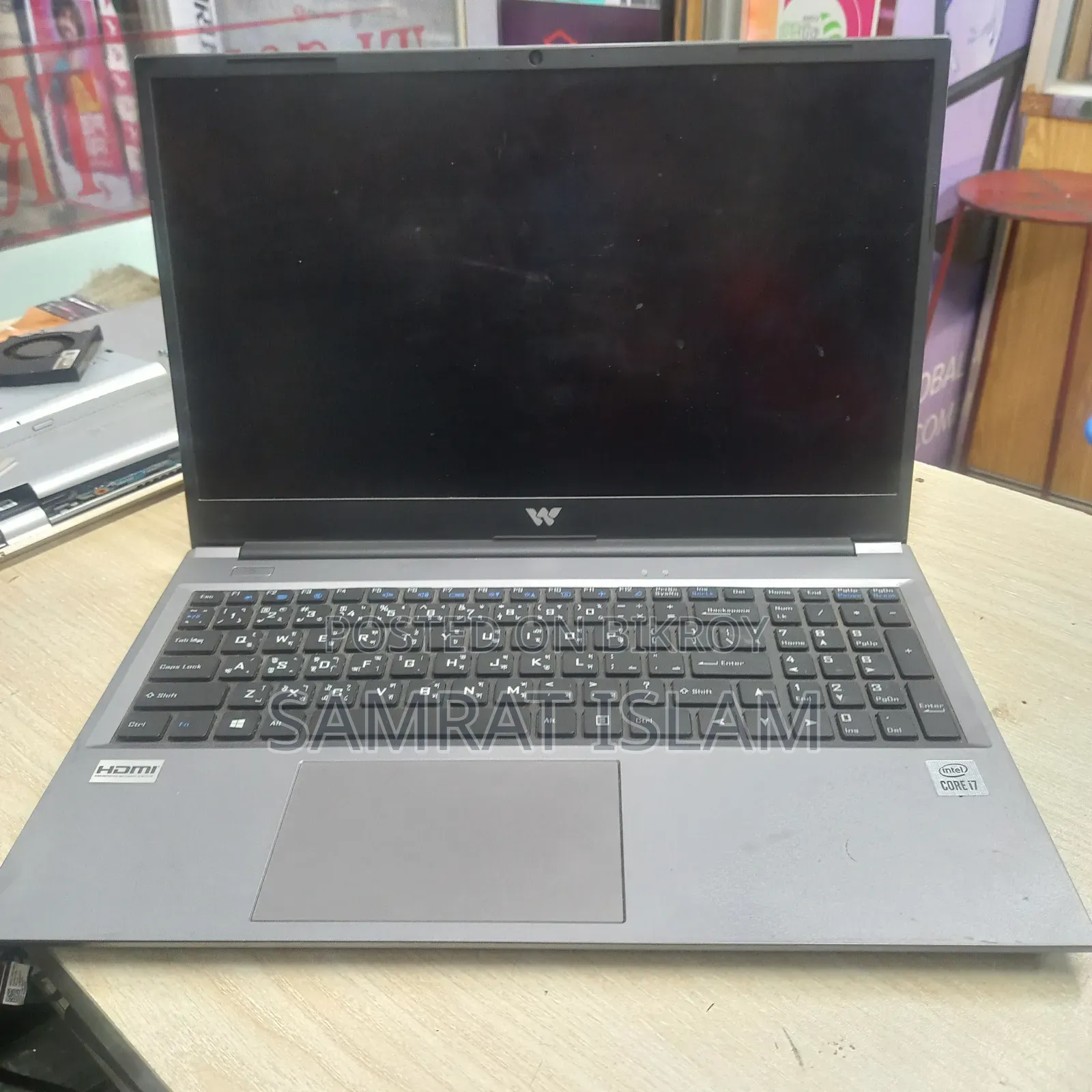 Laptop 8GB Intel Core I7 SSD 500GB