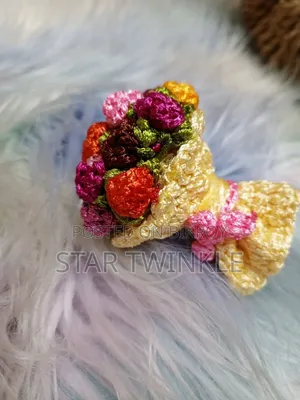handmade crochet tulip