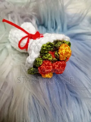 handmade crochet tulip