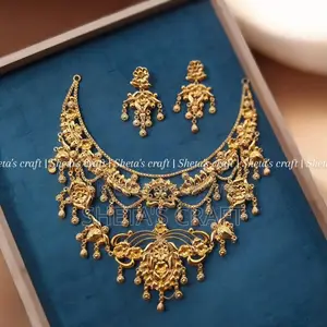 Gold Plate Necklace Set