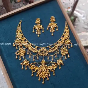 Gold Plate Necklace Set