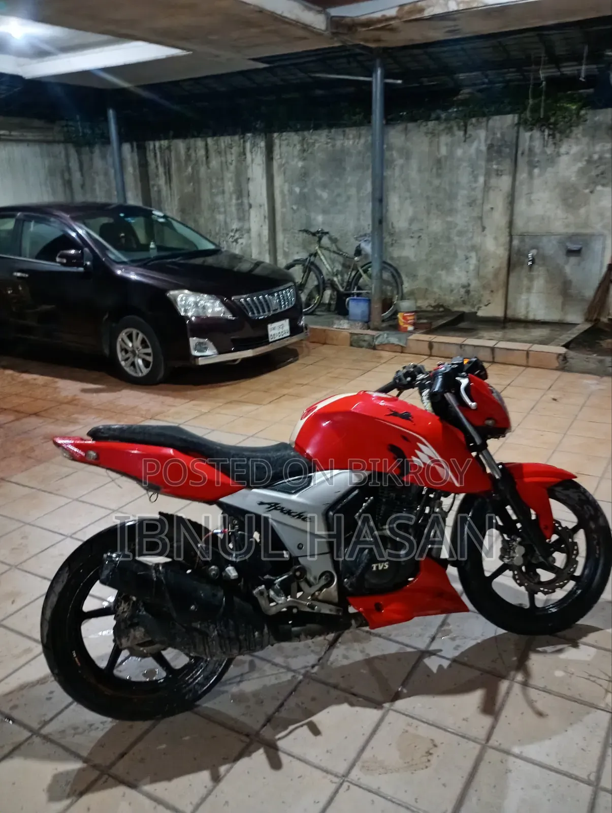 TVS Apache RTR 160 4V 2018 Red