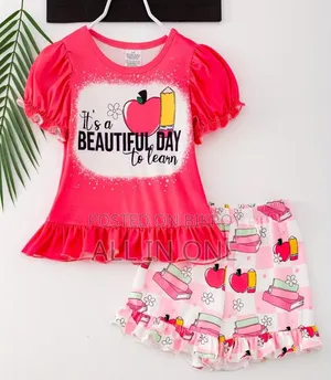 Kids Cotton T-Shirt and Pant Set