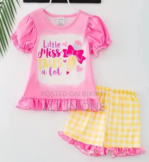 Kids Cotton T-Shirt and Pant Set