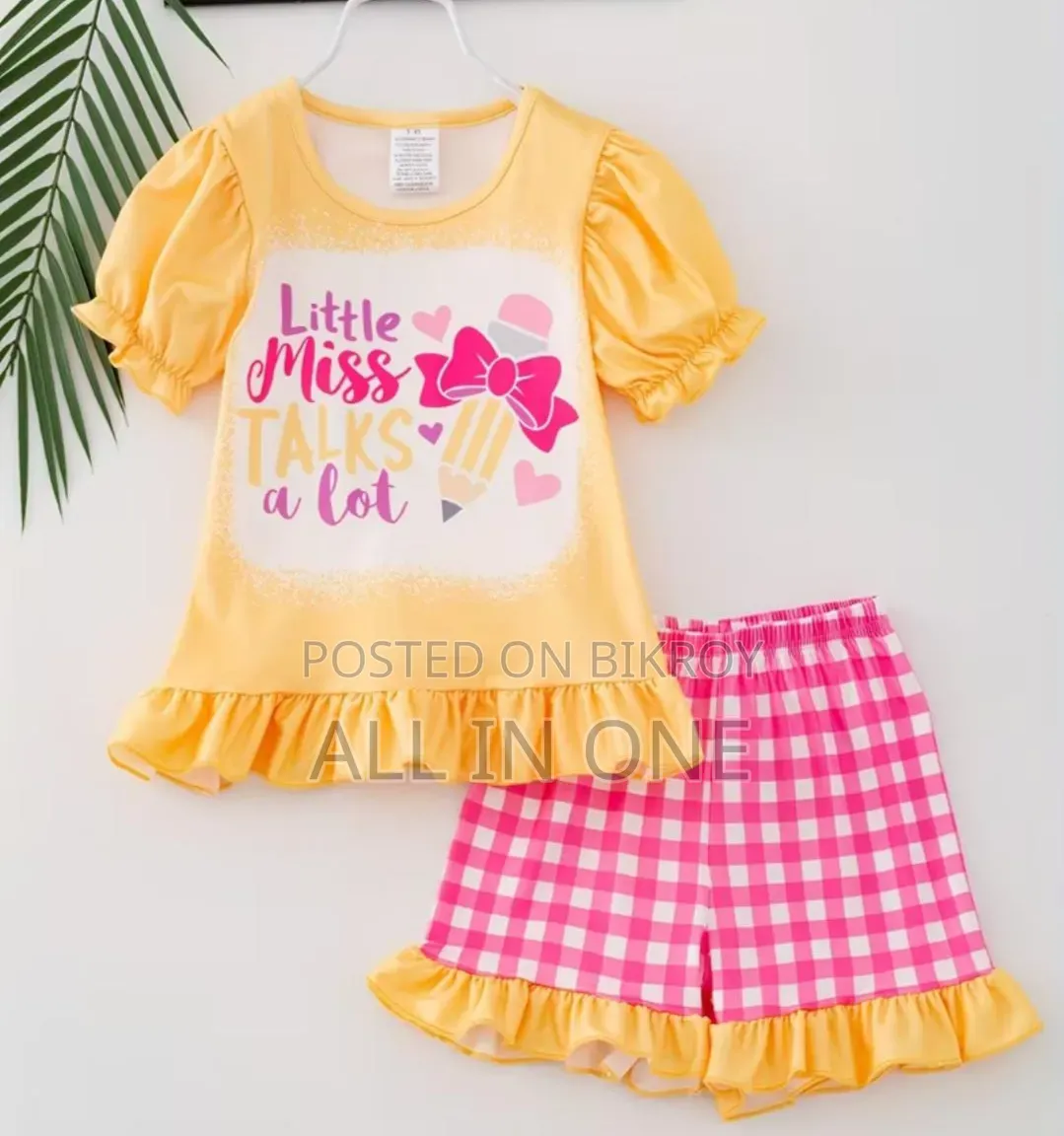 Kids Cotton T-Shirt and Pant Set