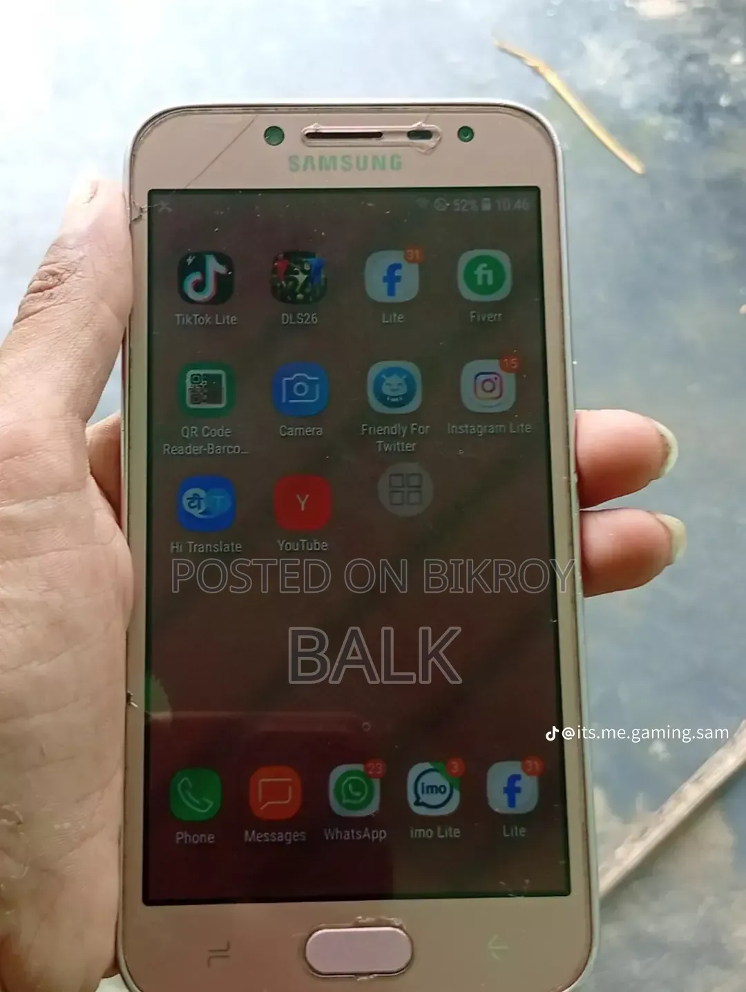 স্যামসাং গ্যালাক্সি জে২ ৮ জিবি গোলাপি