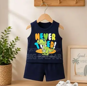 Kids Cotton T-Shirt Pant Set