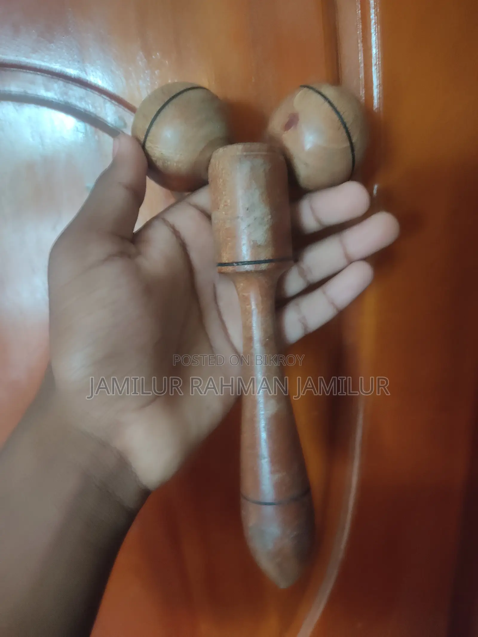 Handheld Massager Wooden
