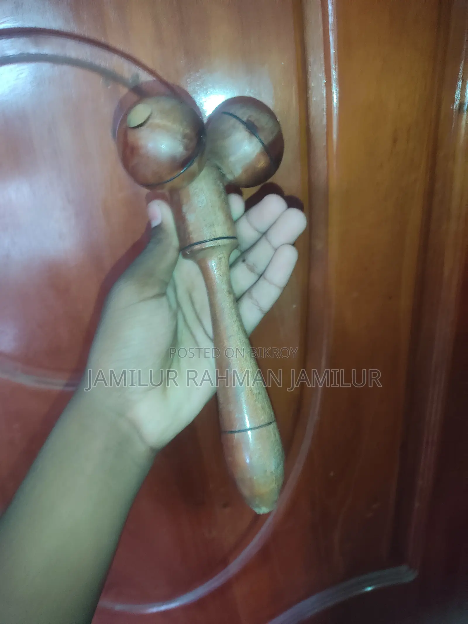 Handheld Massager Wooden