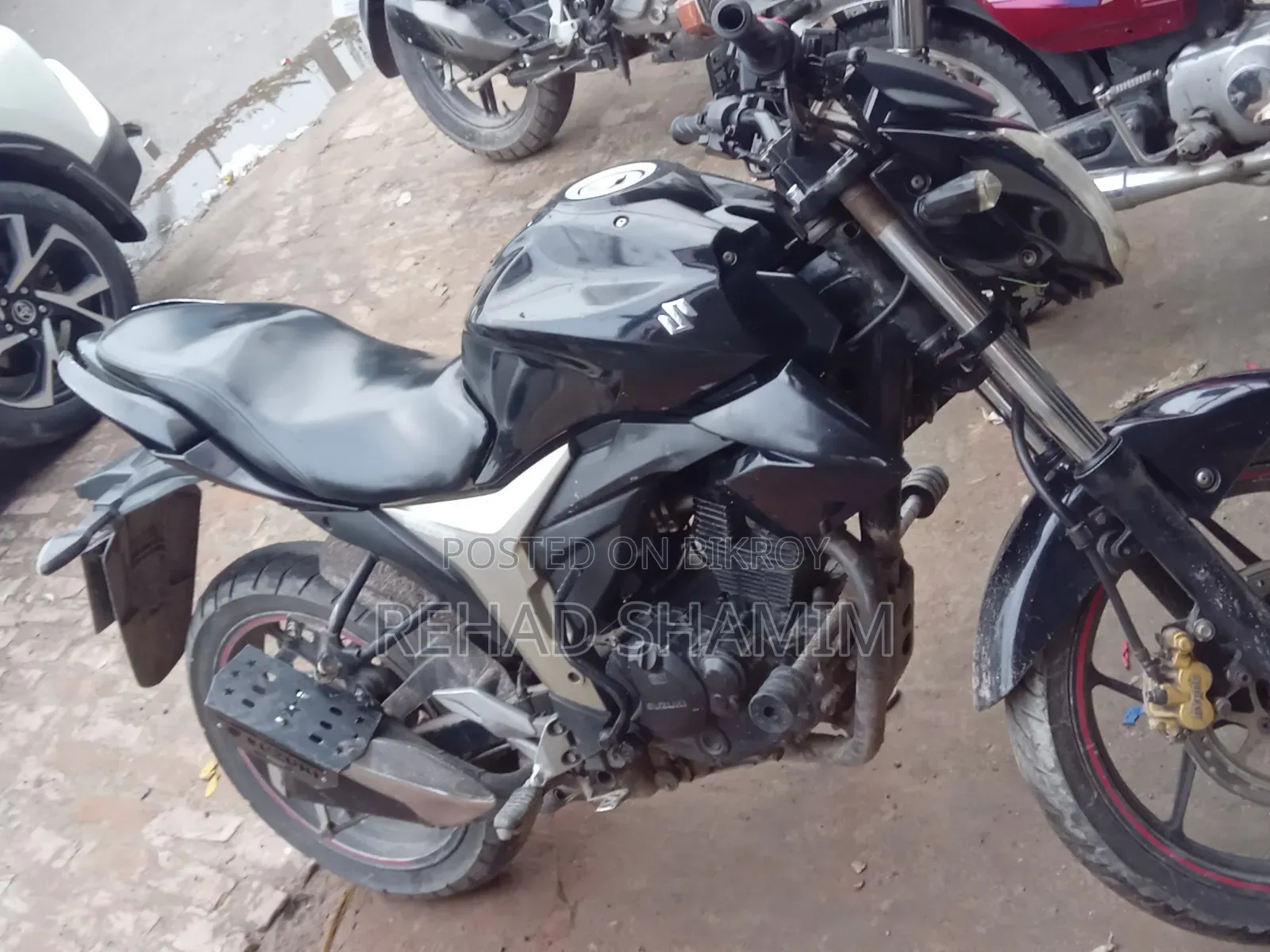Suzuki Gixxer Monotone 2017 Black