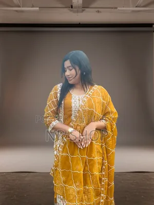 Premium Georgette Embroidery Four-Piece