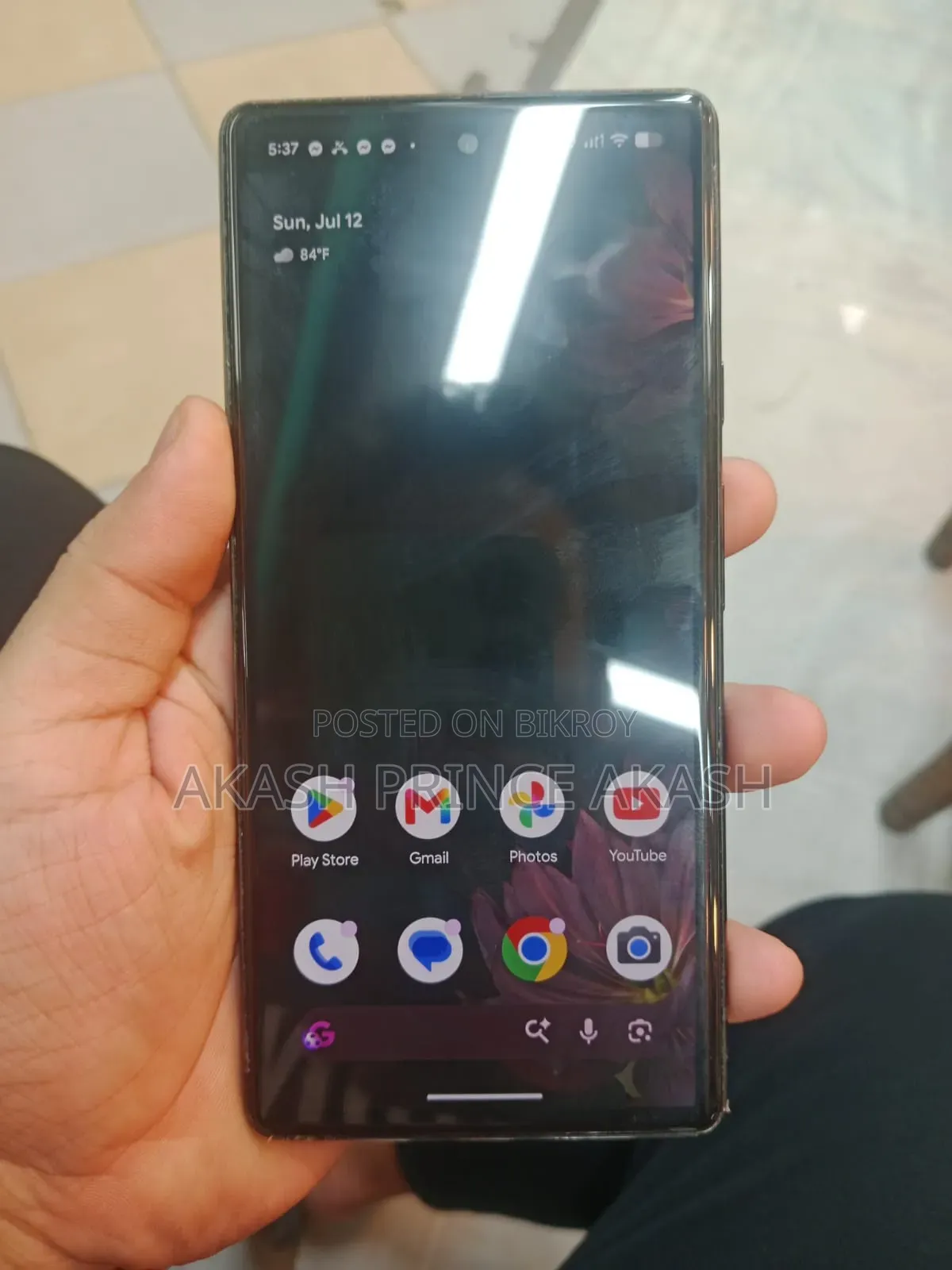 গুগল পিক্সেল ৬ ১২৮ জিবি কালো