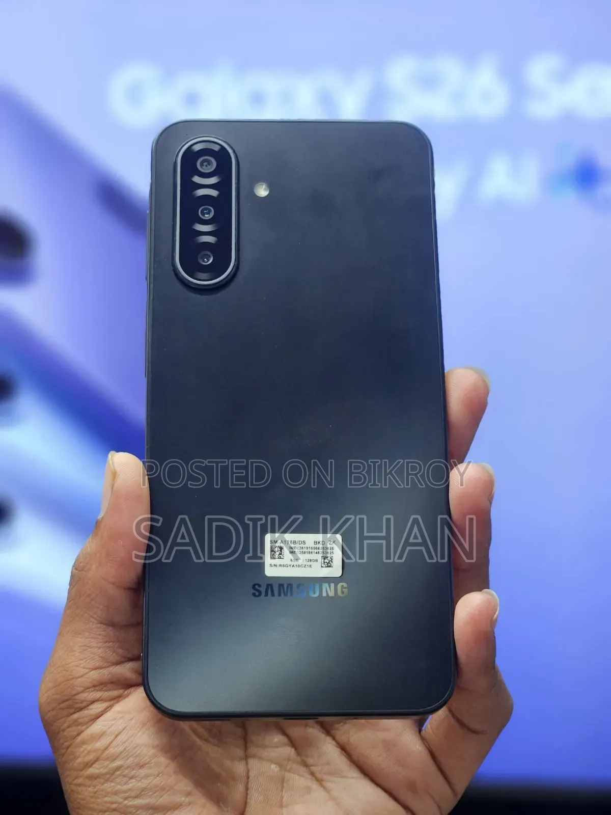 স্যামসাং গ্যালাক্সি এ১৭ ৫জি ১২৮ জিবি কালো