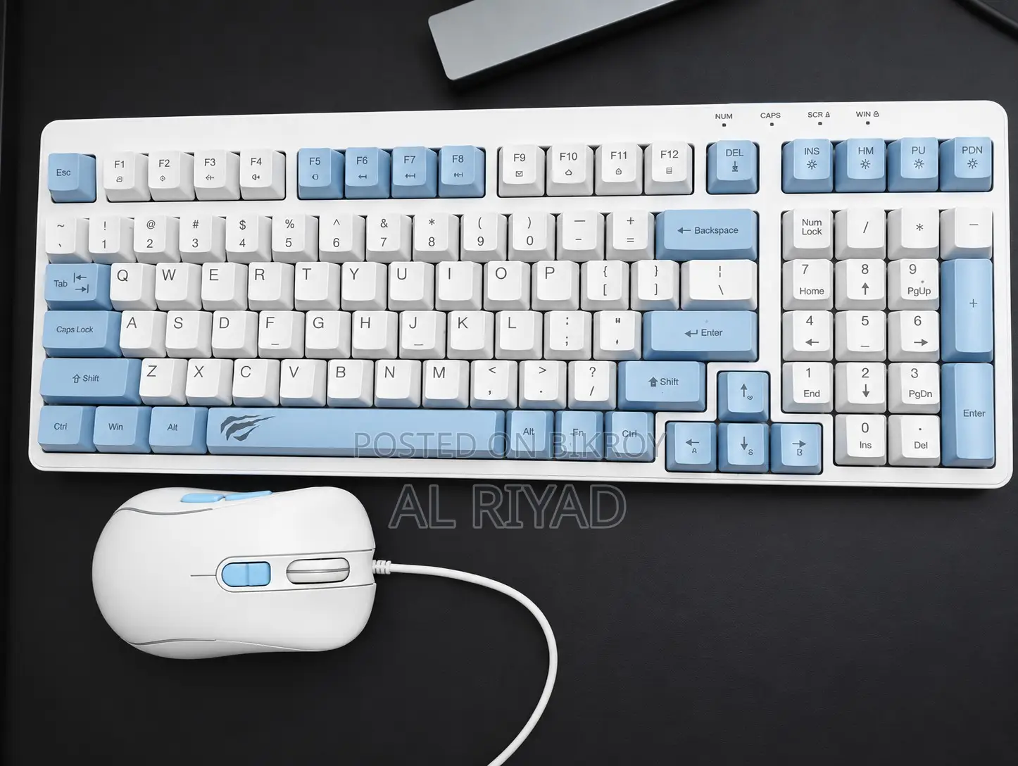 Havit Kb891cm Rainbow Backlit Gaming Keyboard Mouse Combo (Wired)
