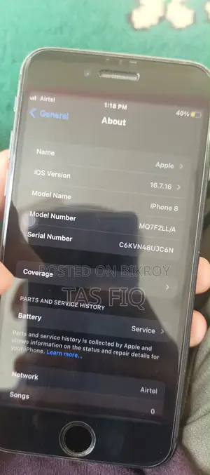 Apple iPhone 8 256 GB Black