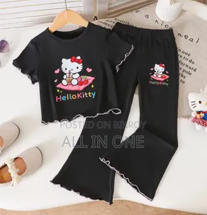 Kids Cotton T-shirt and Long Pant Set
