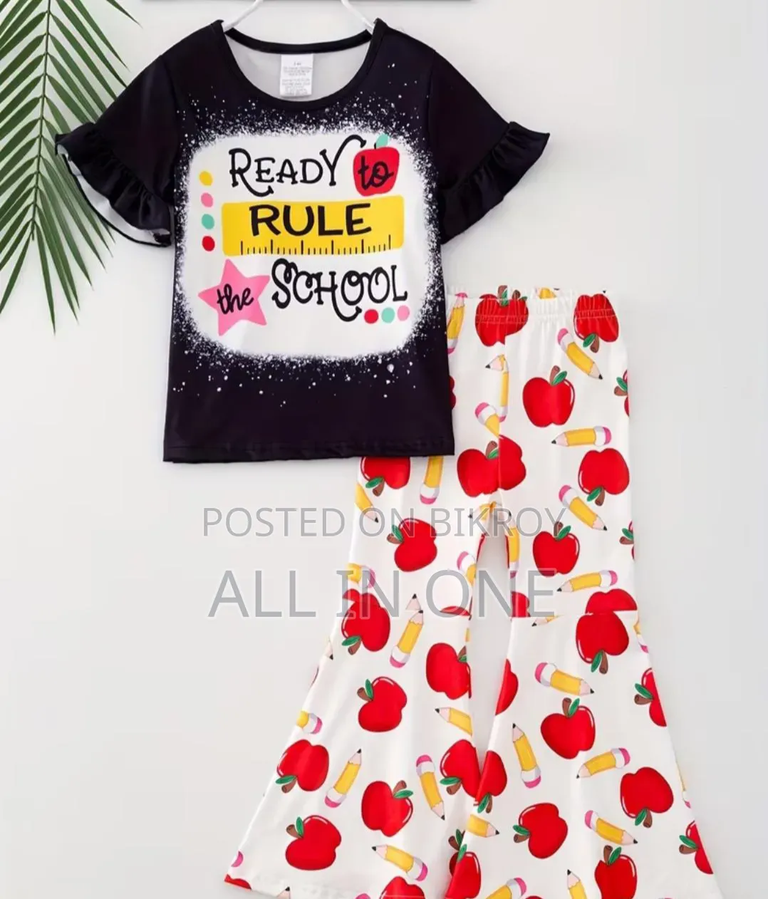 Kids Cotton T-shirt and Long Pant Set