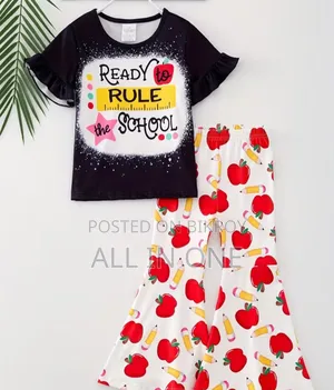 Kids Cotton T-shirt and Long Pant Set