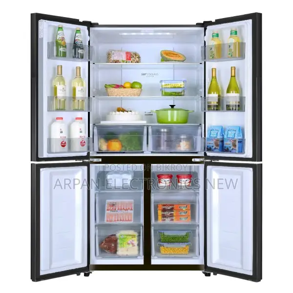 Haier 522 Liter French T-Door No Frost Refrigerator Warranty: 10 Years