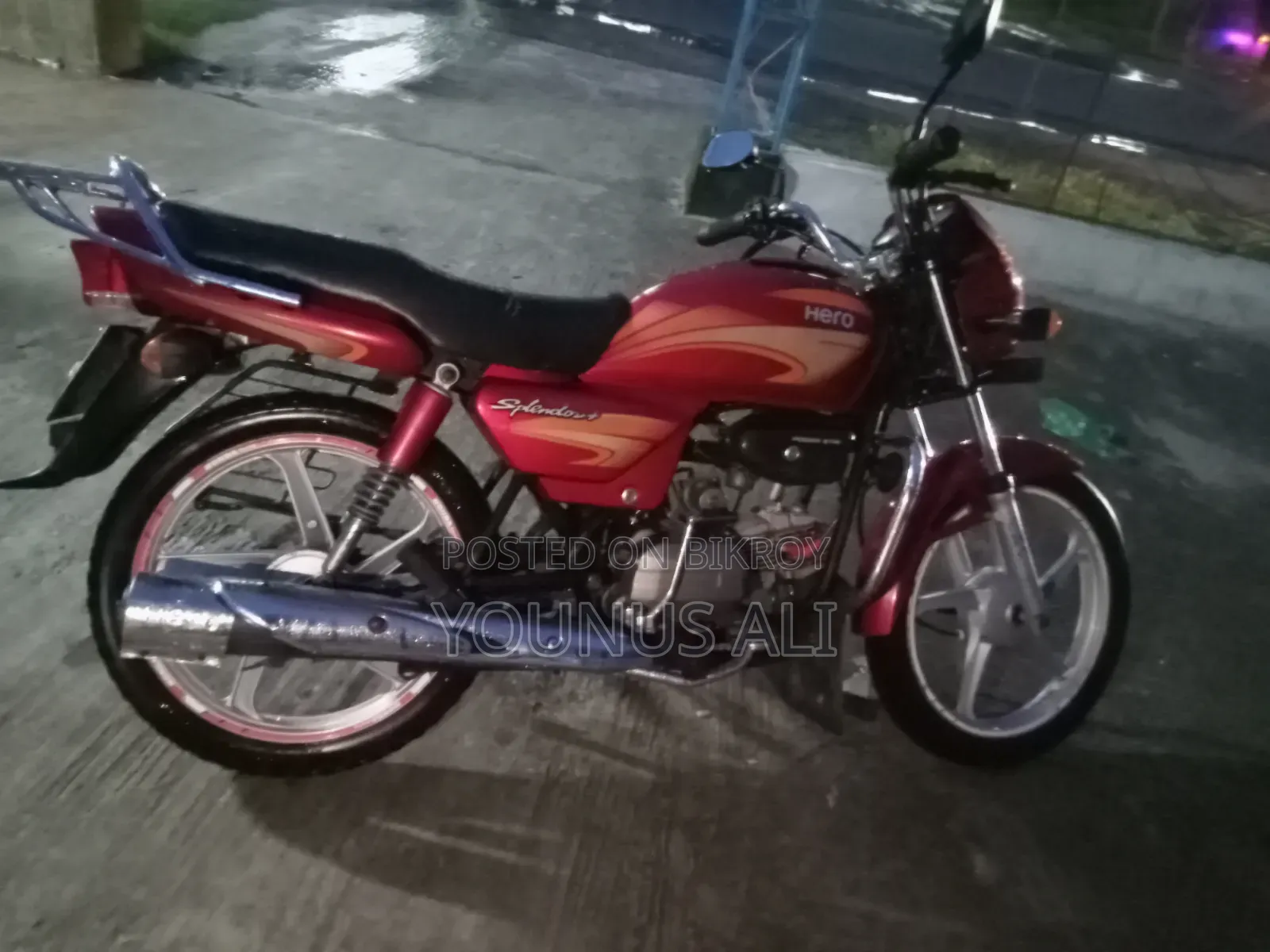 Hero Splendor Plus 2020 Red