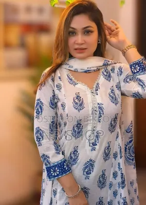 Premium Cotton Gown Three-Piece