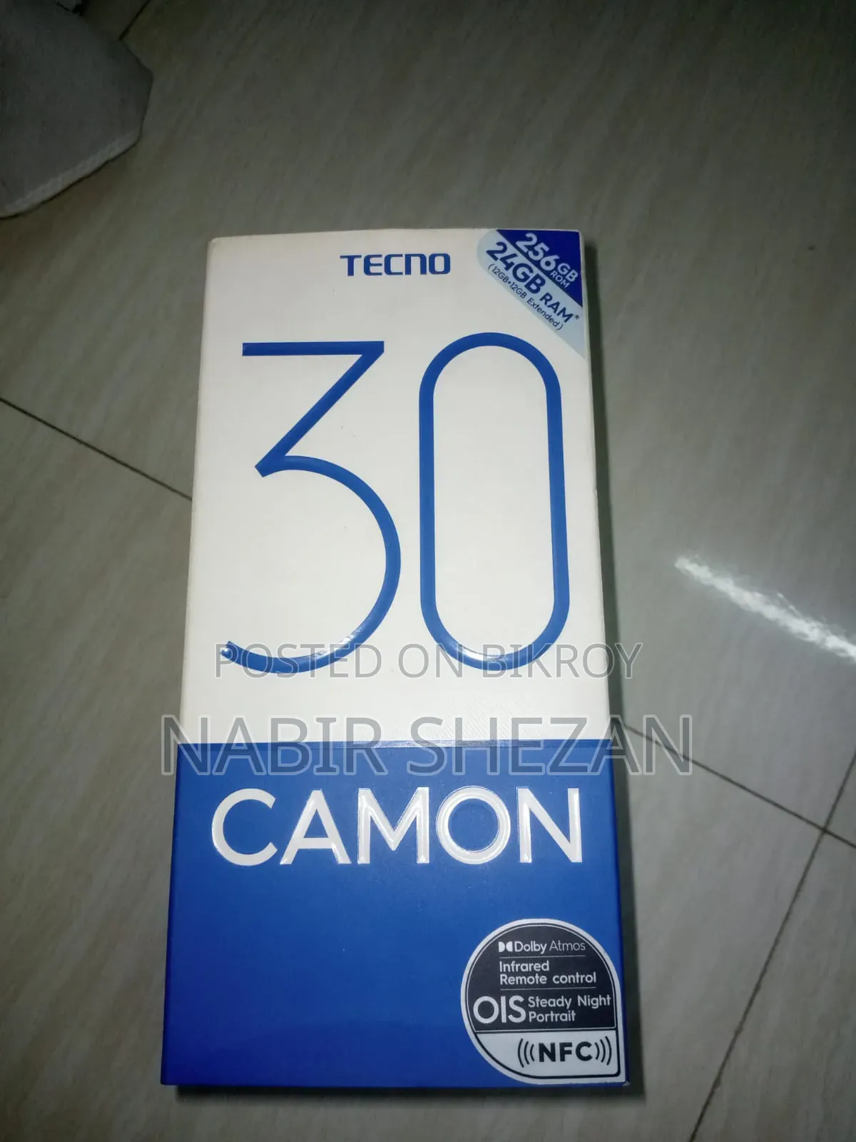 টেকনো ক্যামন ৩০ ২৫৬ জিবি ব্ল্যাক
