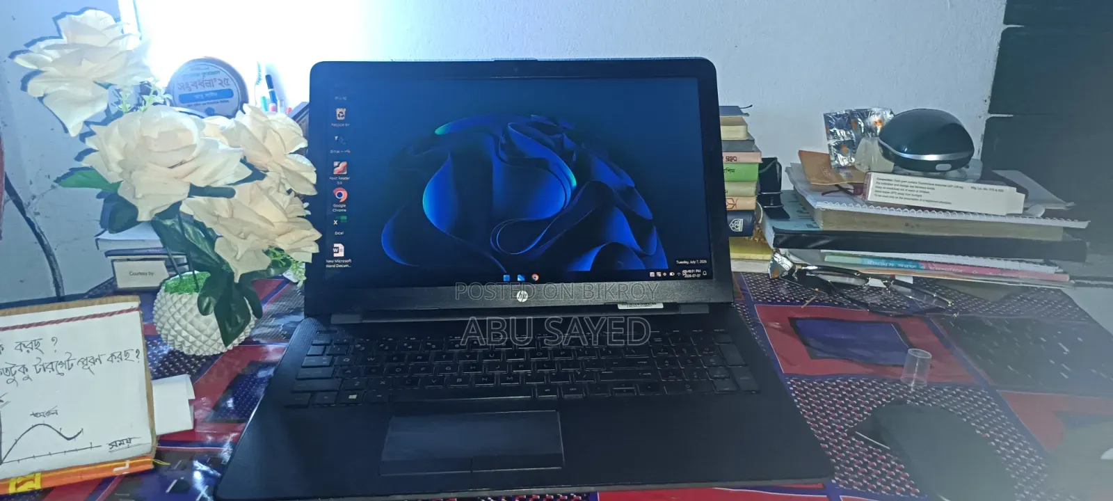 Laptop HP 250 G6 8GB Intel Core I3 HDD+SSD 128GB