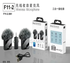 F11-2 (3 in 1) Collar Wireless Dual Microphone Type C Supported
