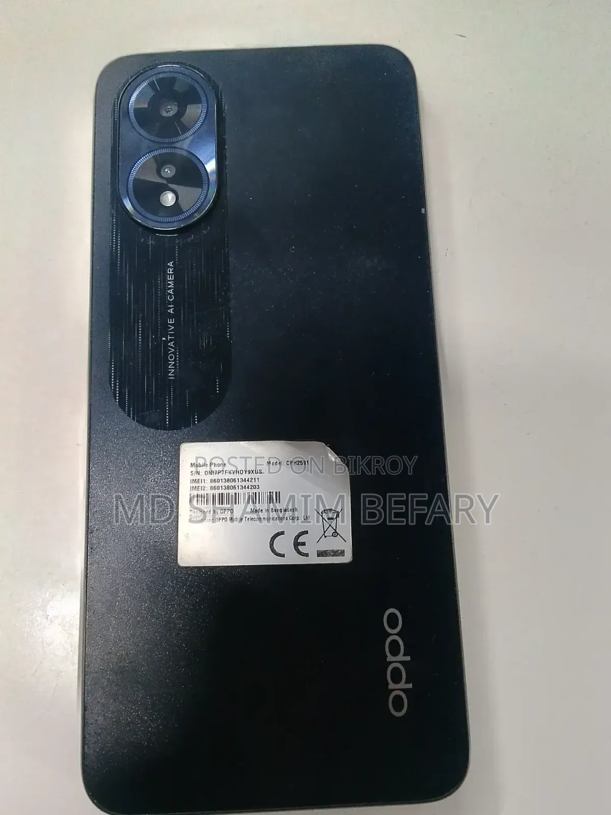 Oppo A18 128 GB Black