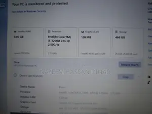 Laptop HP 250 G6 8GB Intel Core I5 SSD 512GB