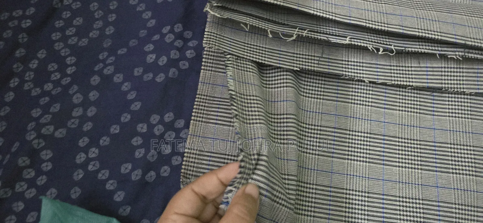 ইতালিয়ান সুইট চেক আনকম্প্লিট ব্লেজার সেট
