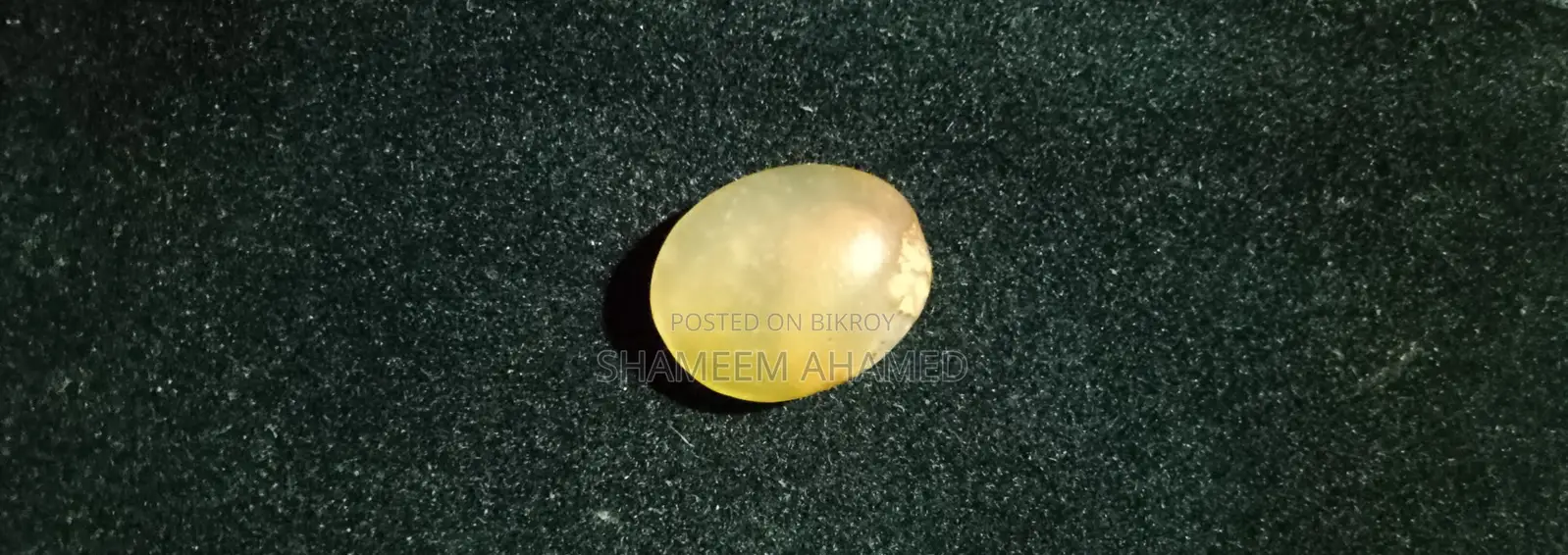 Yellow Agate Gemstone