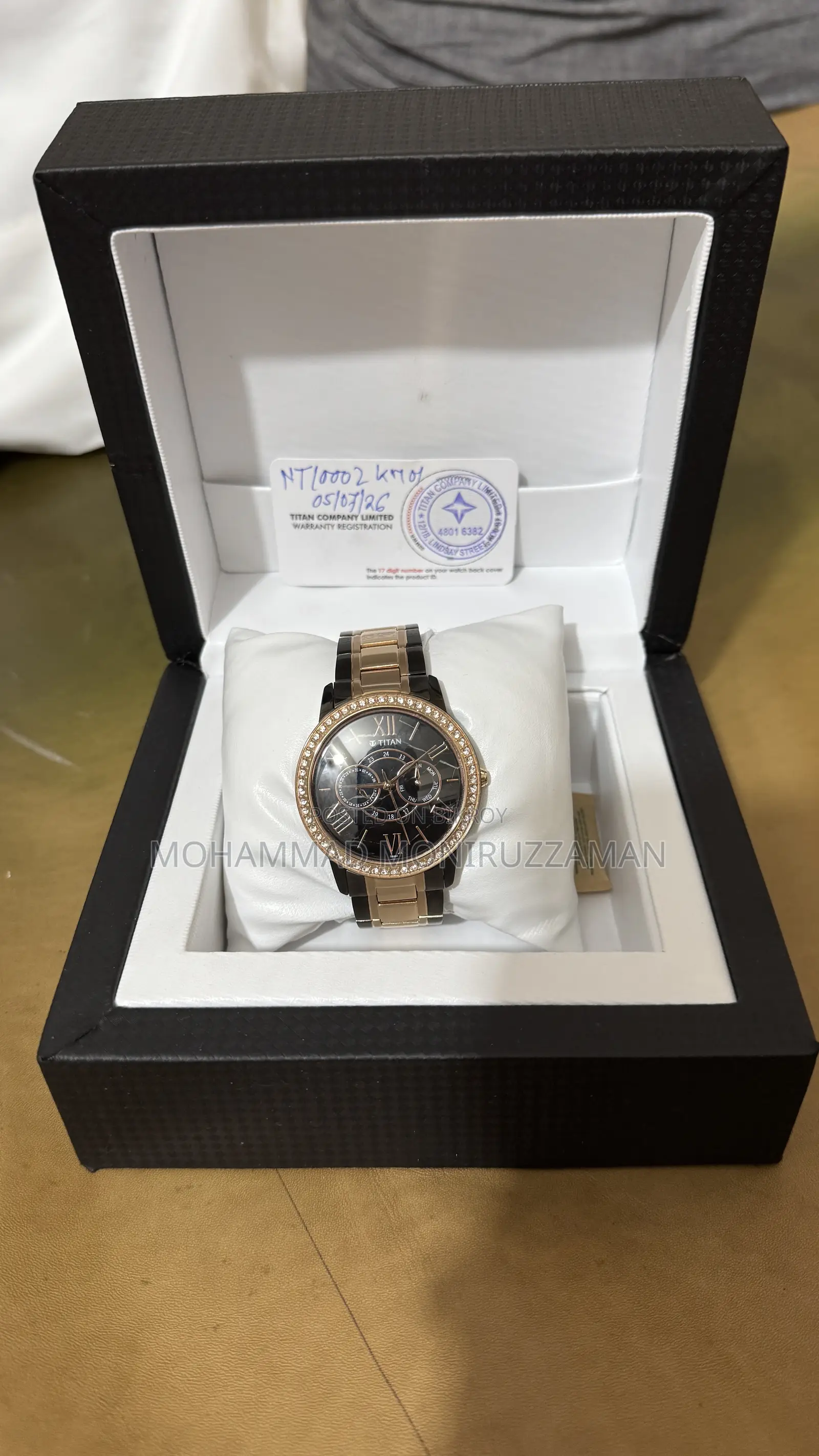 Titan Royale Multifunction Analog Watch for Men - Nt10002km01