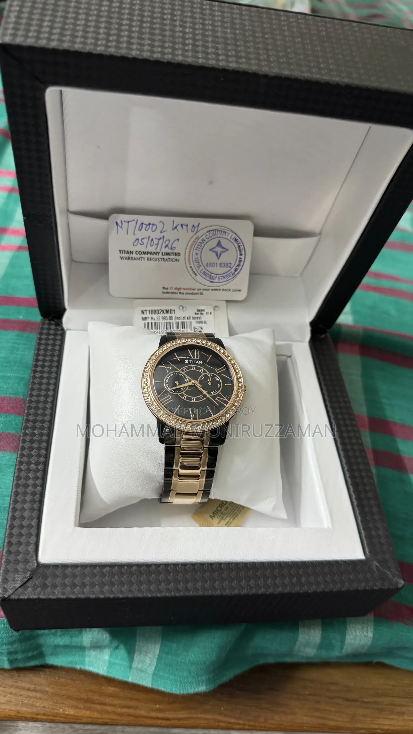 Titan Royale Multifunction Analog Watch for Men - Nt10002km01