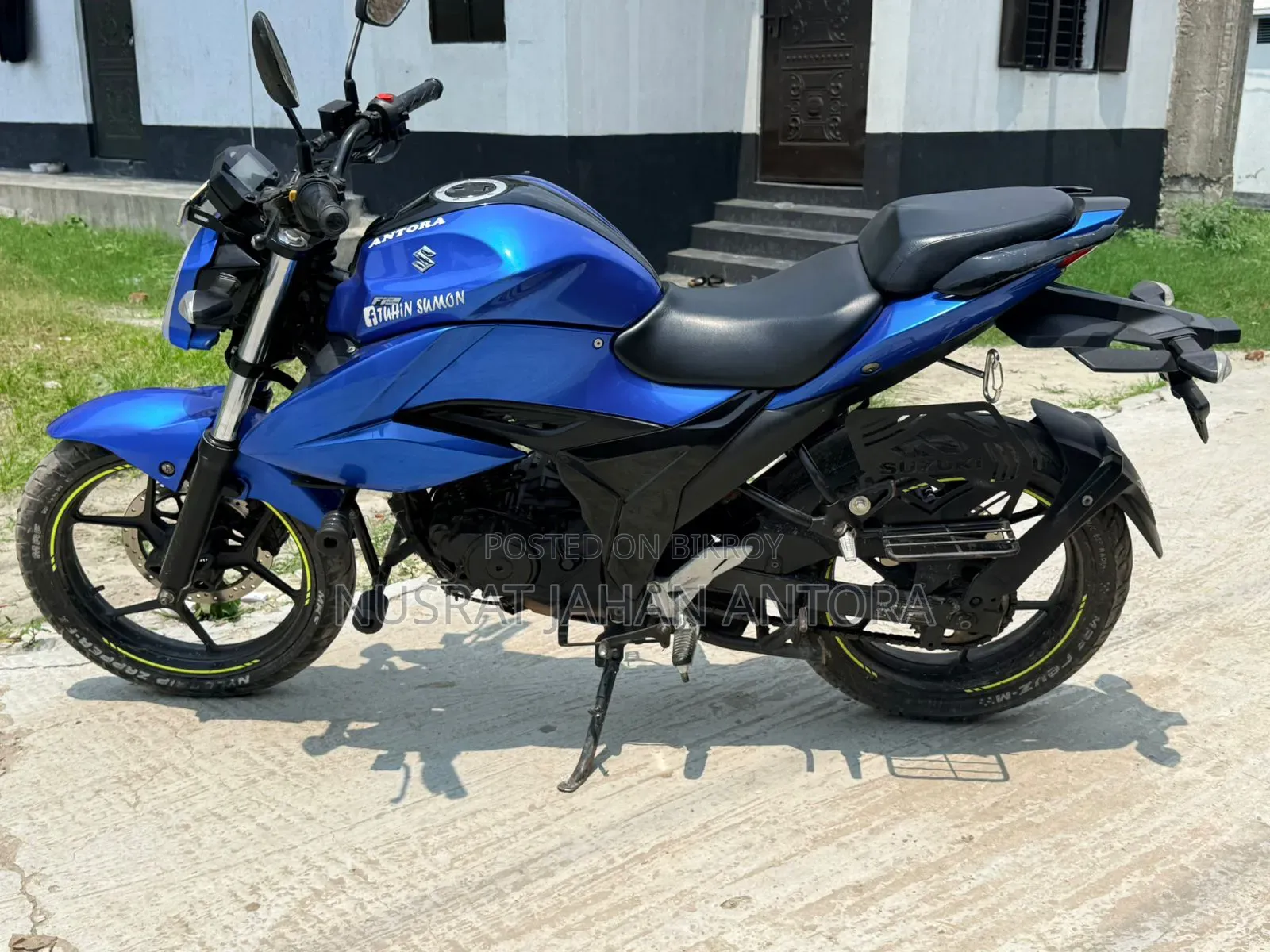 New Suzuki Gixxer Fi ABS 2023 Blue