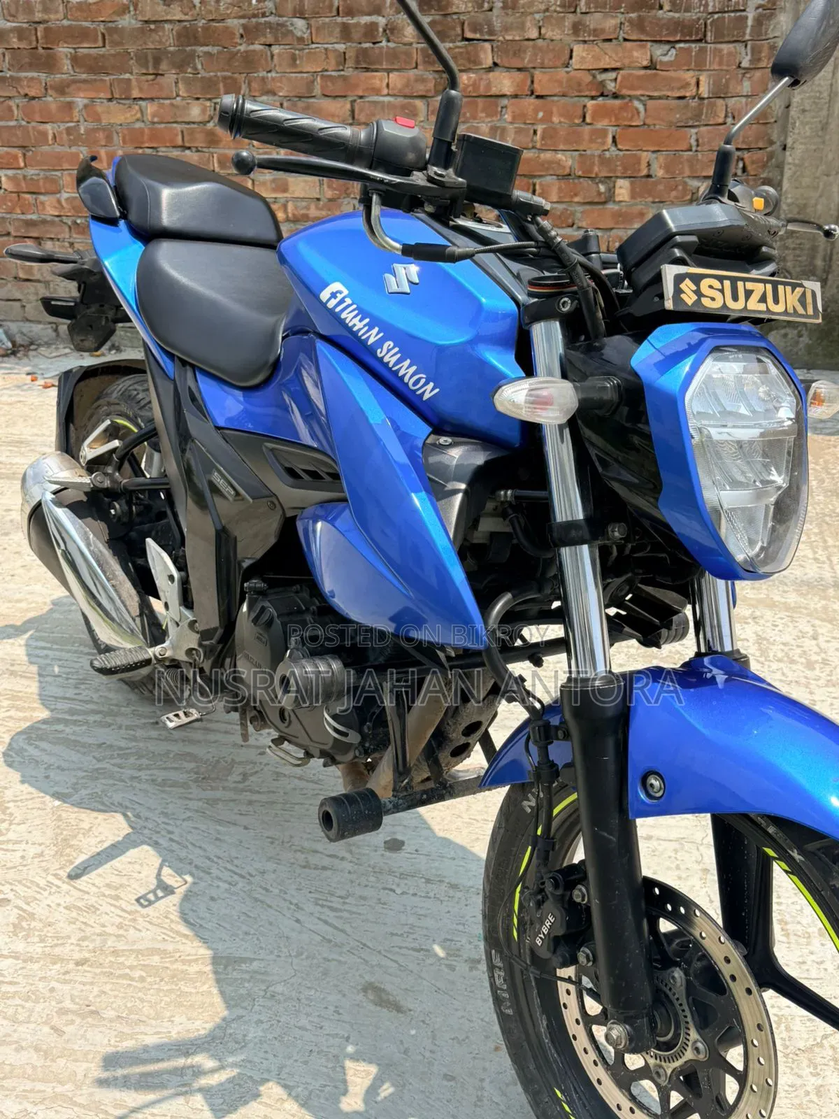 New Suzuki Gixxer Fi ABS 2023 Blue