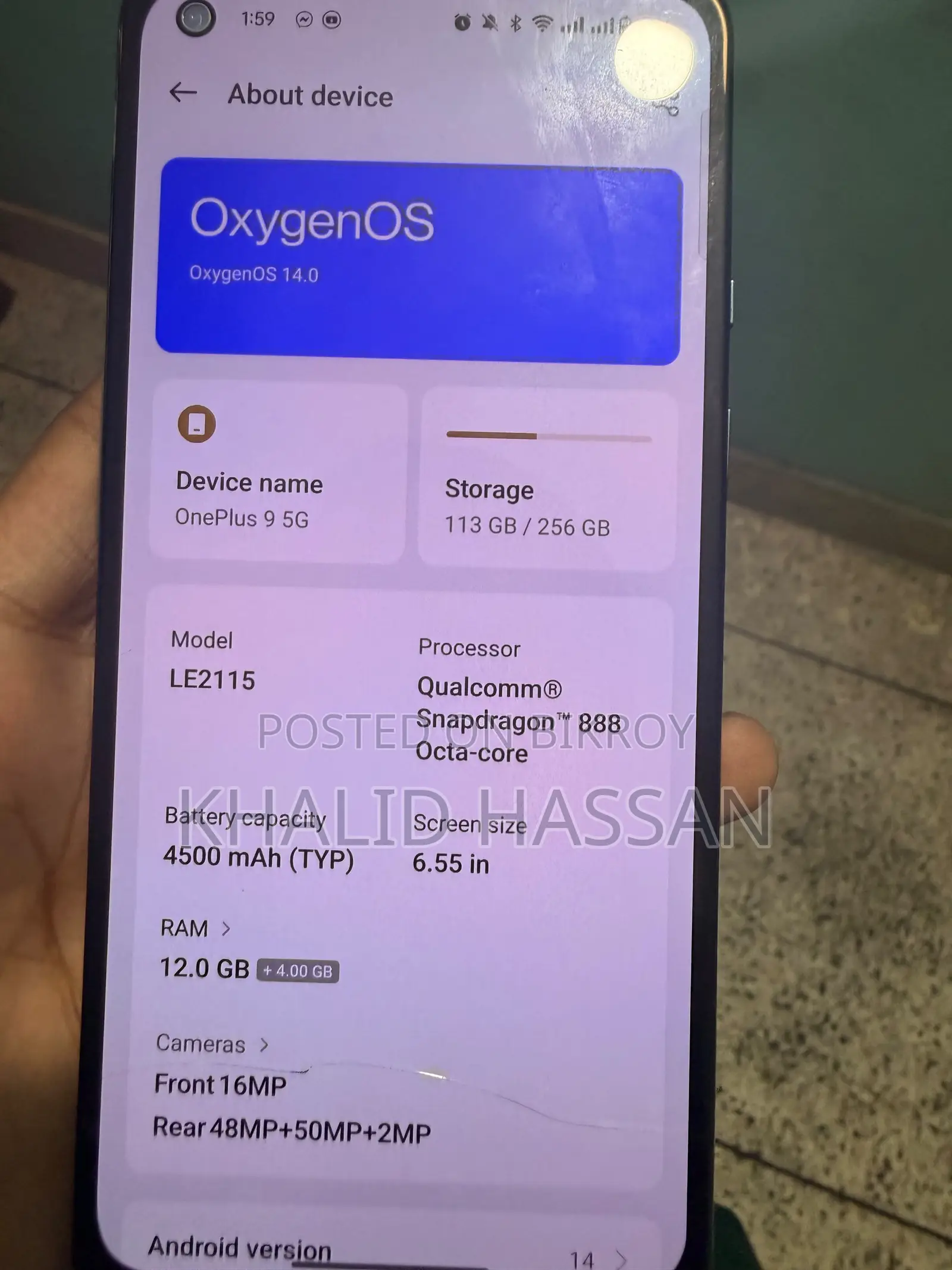 OnePlus 9 256 GB Black