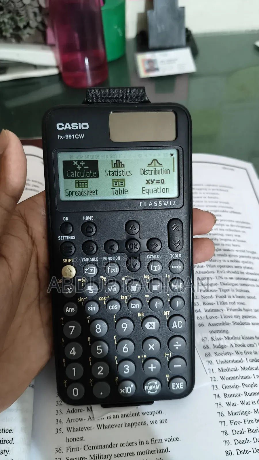 Casio Fx-991 Cw