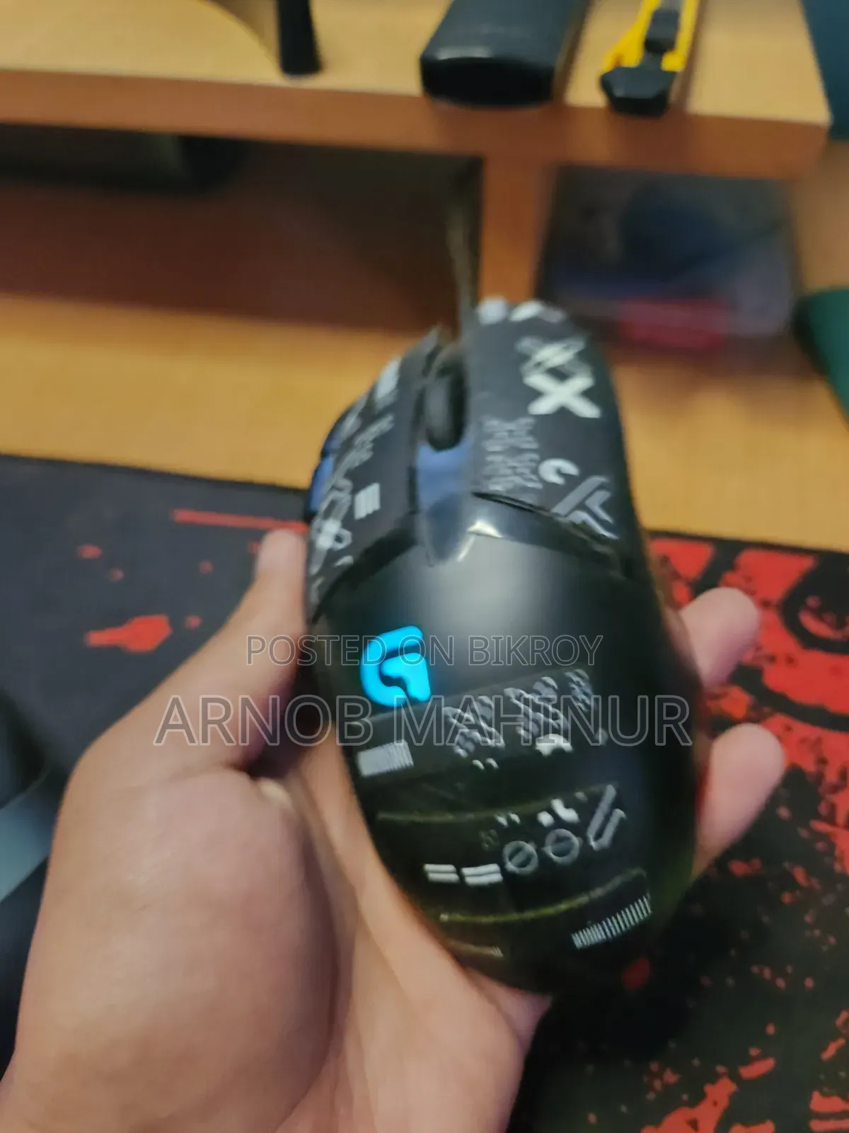 Logitech G402 for Sell With Grip Tape!! Box and Memo Availabl